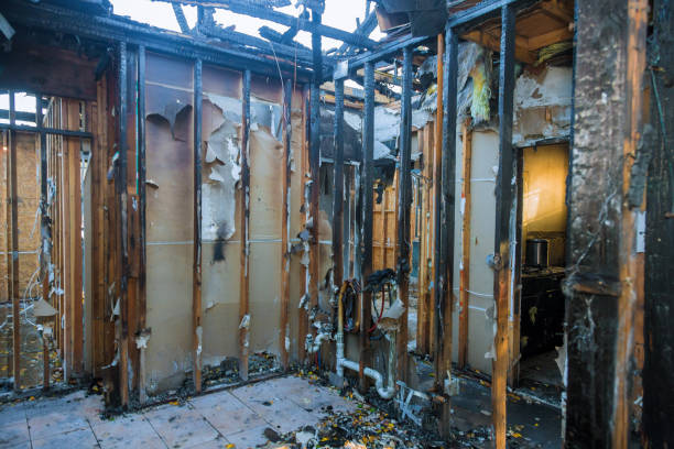 Professional Fire Damage Removal technician working in Alderson, WV